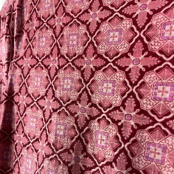 Lucky brand boho print long sleeve top Sz S - Picture 9 of 10